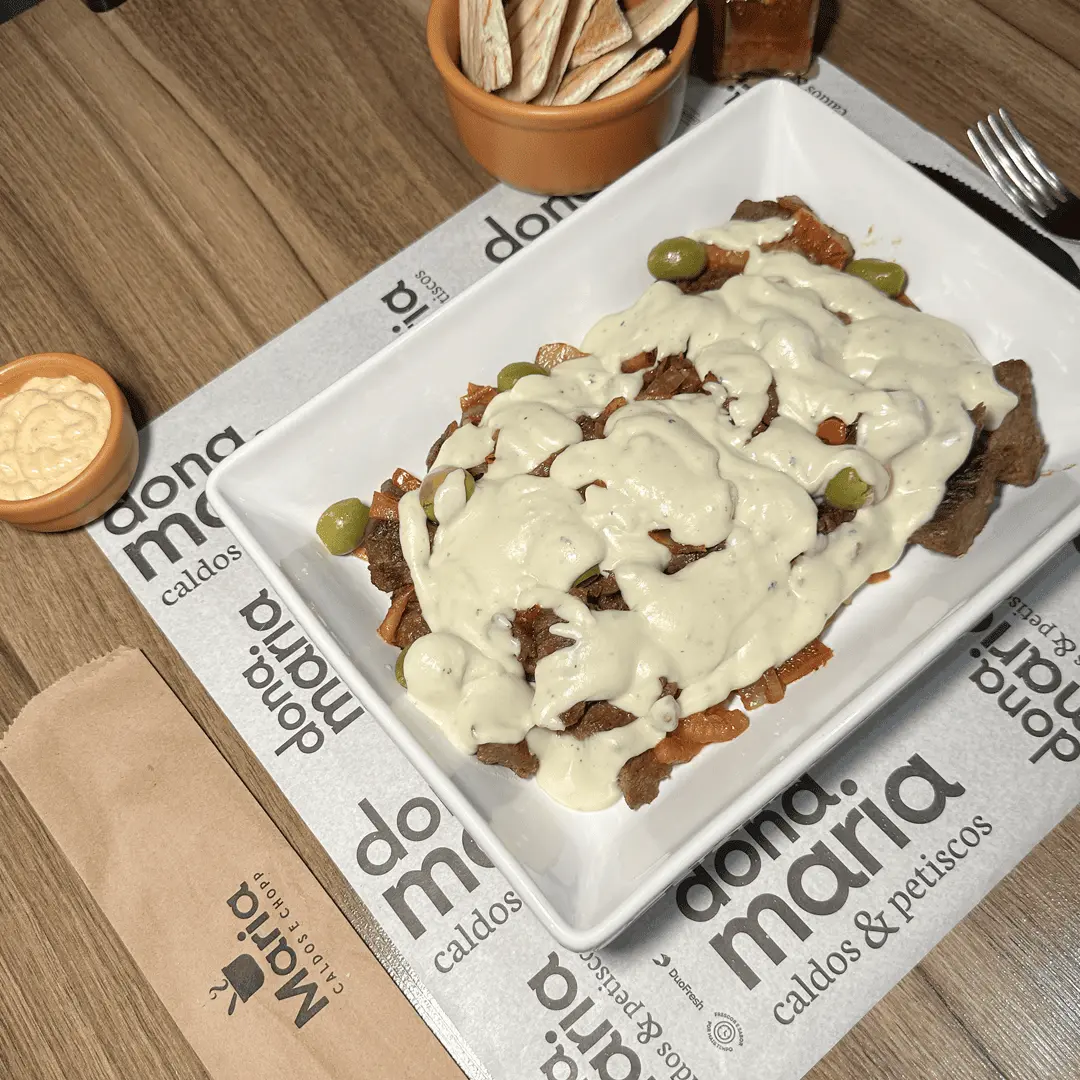 file mignon ao molho gorgonzola